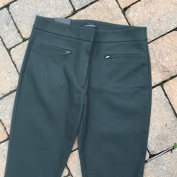 Club Monaco Aveena Pant in evergreen - Picture 3 of 6